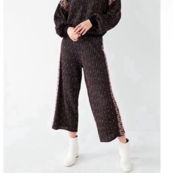 Urban Outfitters Pants - NWT Urban Outfitters Lurex Metallic Wide Leg Pants XS New Year’s Eve holiday